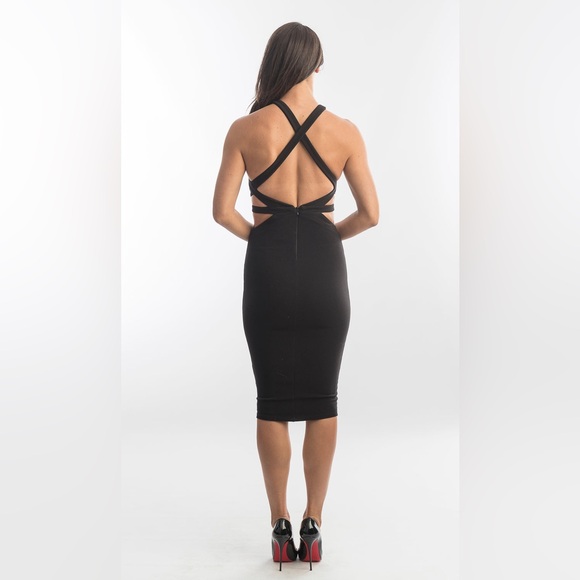 Nooki black cutout Dress - Picture 2 of 11